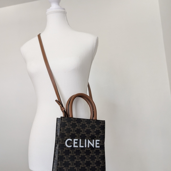 Celine Black and Brown Mini Bag - Picture 3 of 7